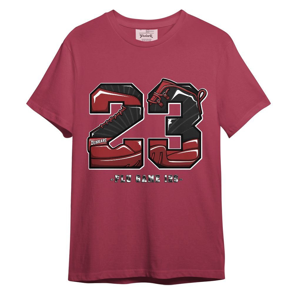 Shirt To Match Alternate Flu Game 12s - Number 23 Style 12s Graphic