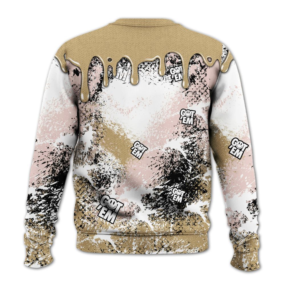 Sweatshirt To Match Low Linen 2025 1s Shirt, Dripping 23 Drip All Over Print