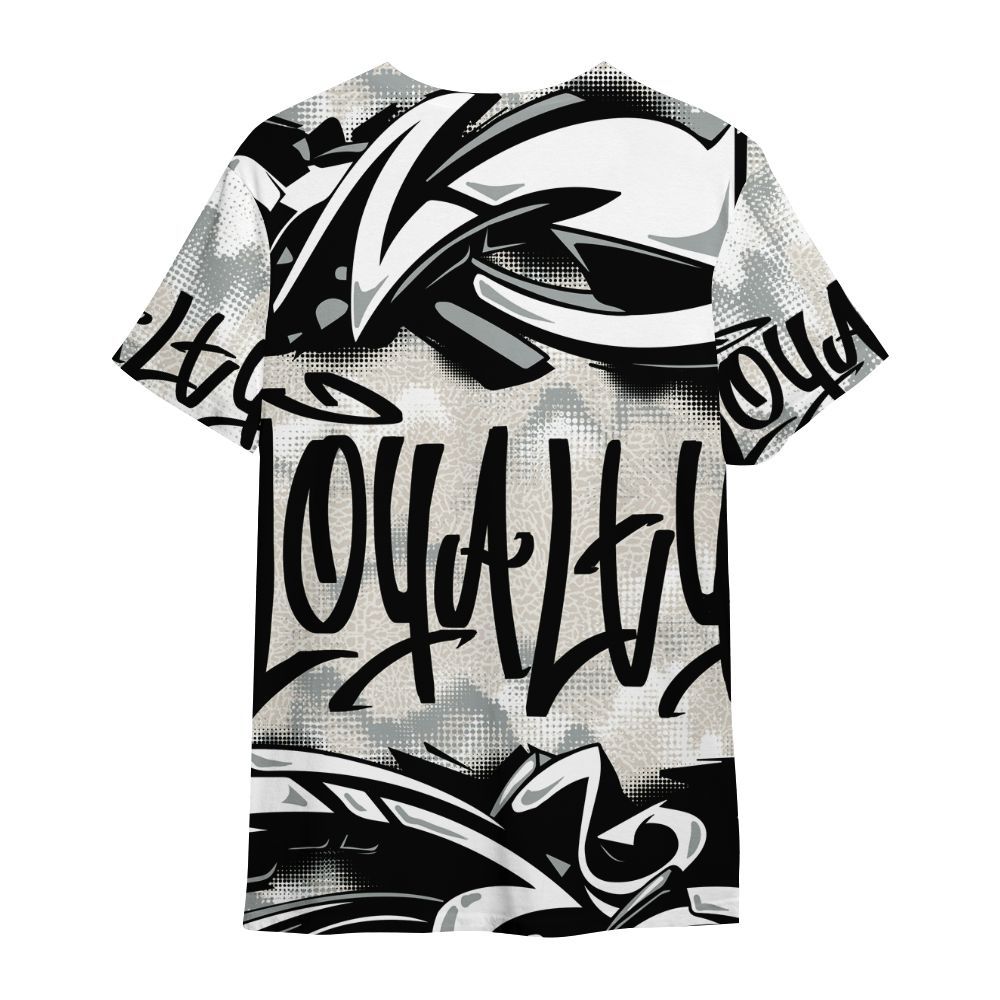 Shirt To Match Retro Pure Money 3s - Loyalty Out Value Graffiti All Over Print