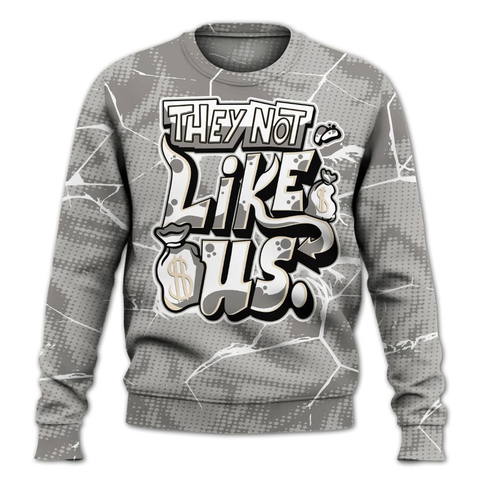 Sweatshirt To Match Low OG Phantom 1s - Dislike Us Graphic All Over Print