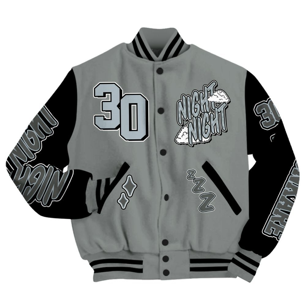 Varsity Jacket To Match Retro Georgetown 6s - Seeya Skeleton All Over Print
