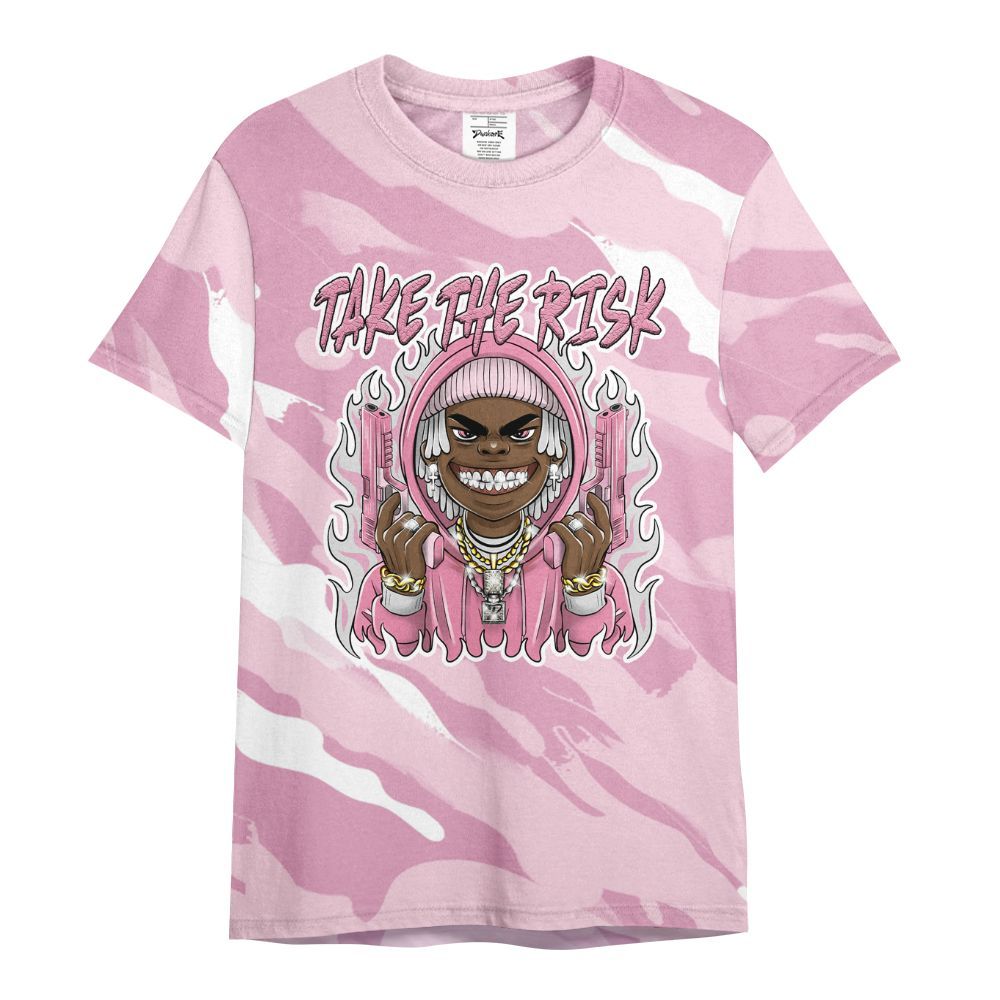 Shirt To Match Orchid 4s - Take The Risk Colored All Over Print
