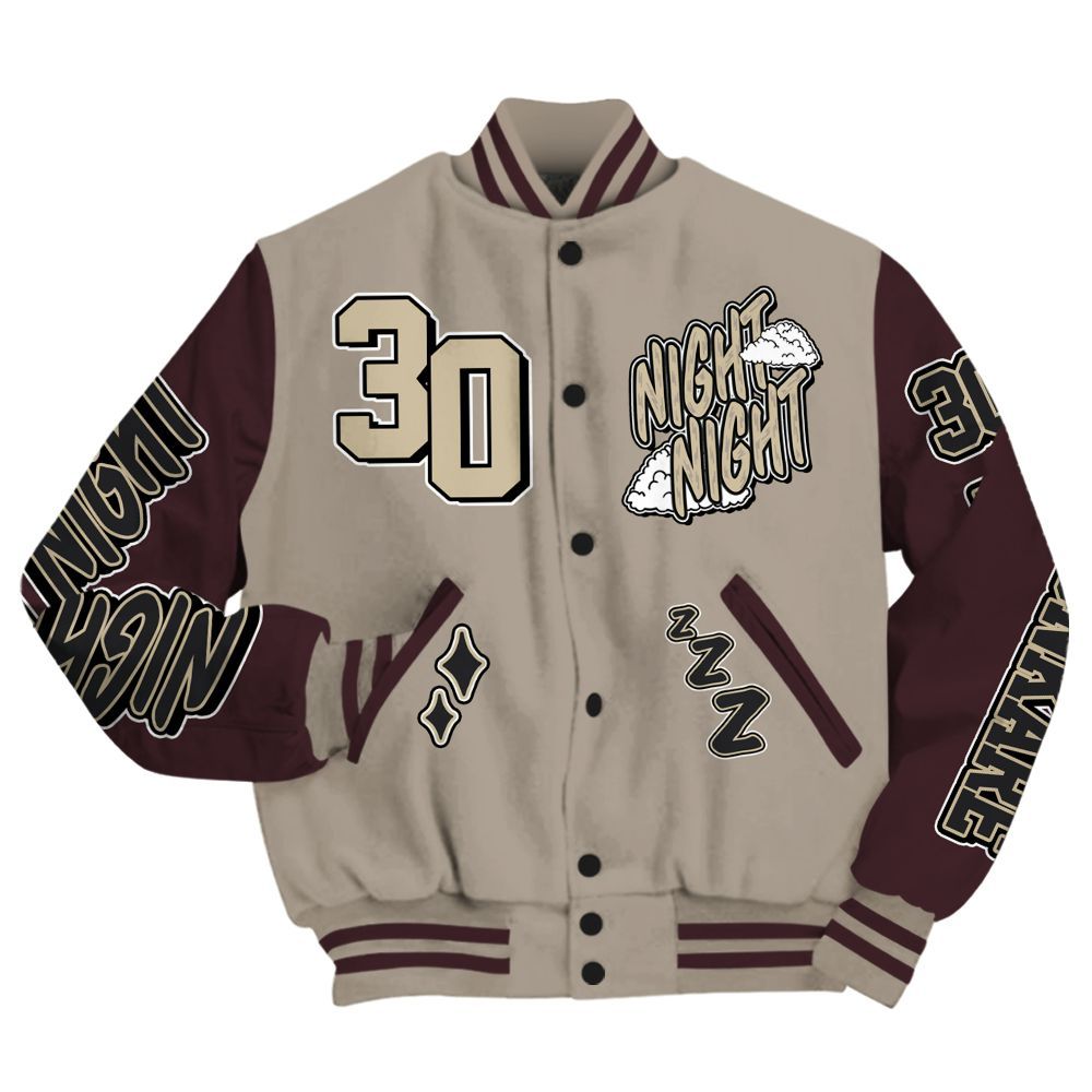 Varsity Jacket To Match AMM Retro Phantom 4s - Seeya Skeleton All Over Print