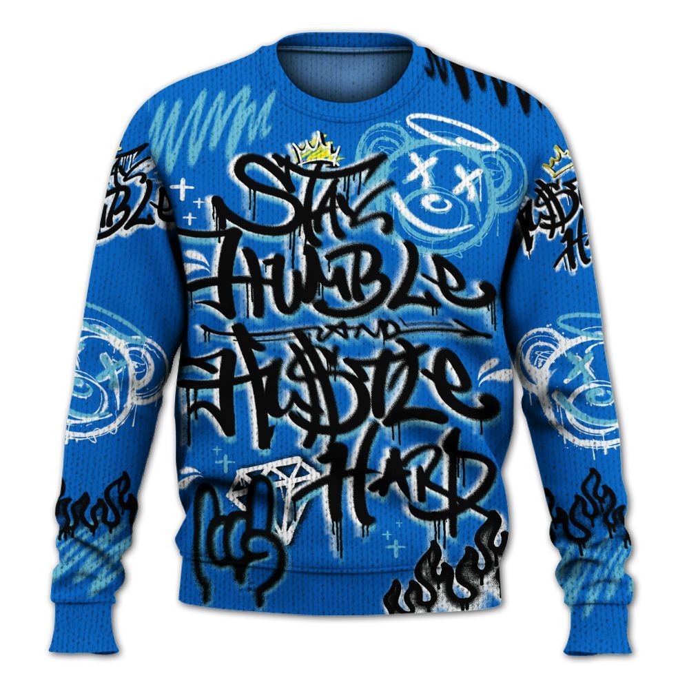 Knitted Sweater To Match Dunk Low Argon - Humble Drip Streetwear Graffity