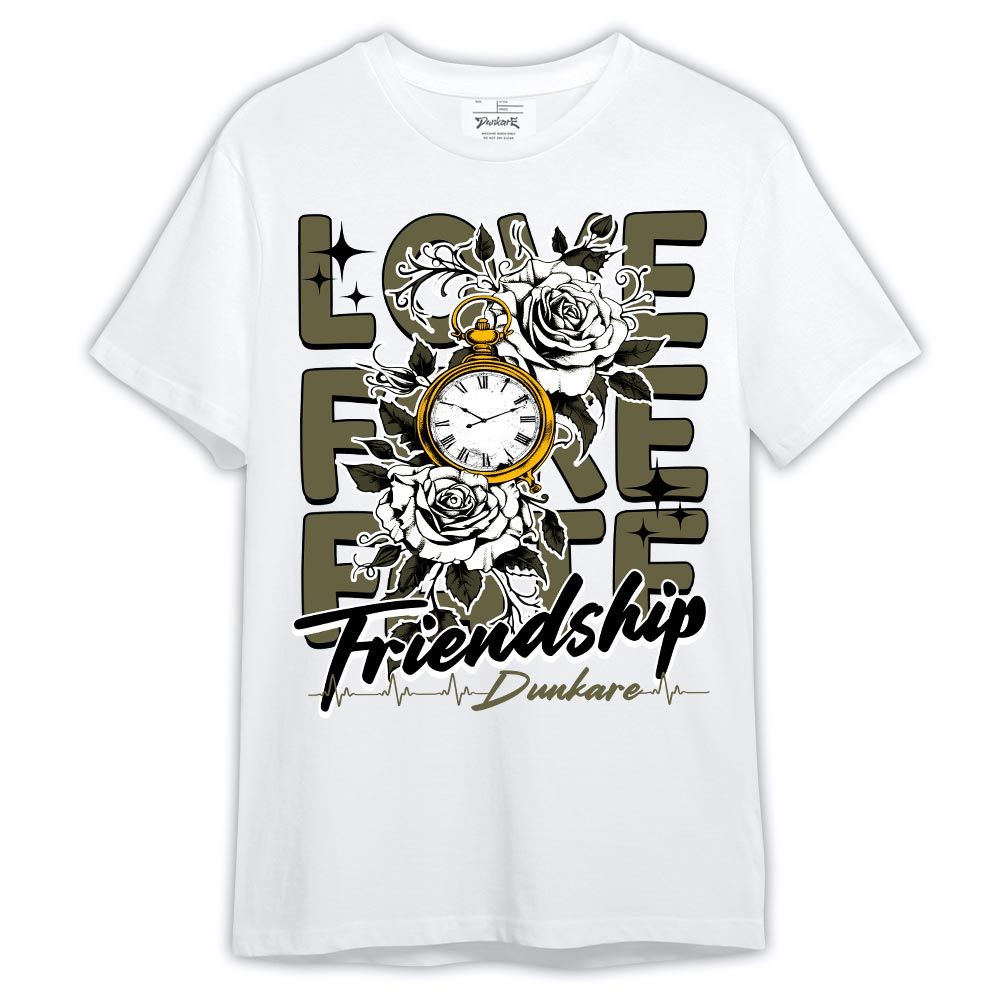 Shirt To Match Shirt Love Fake Fate Friendship, Olive 5s T-- To Match Sneaker Olive 5s Graphic Tee 1504 LTRP