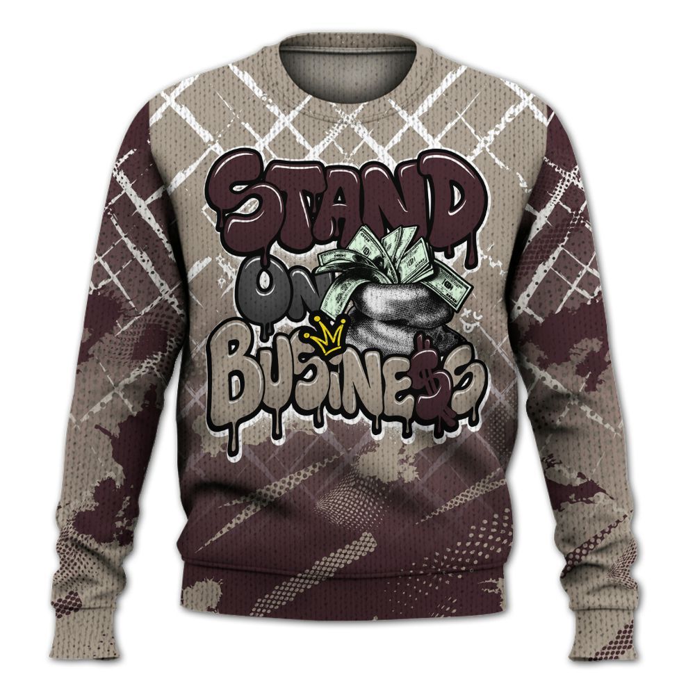 Knitted Sweater To Match AMM Retro Phantom 4s - Halftone Stand Business Dripping