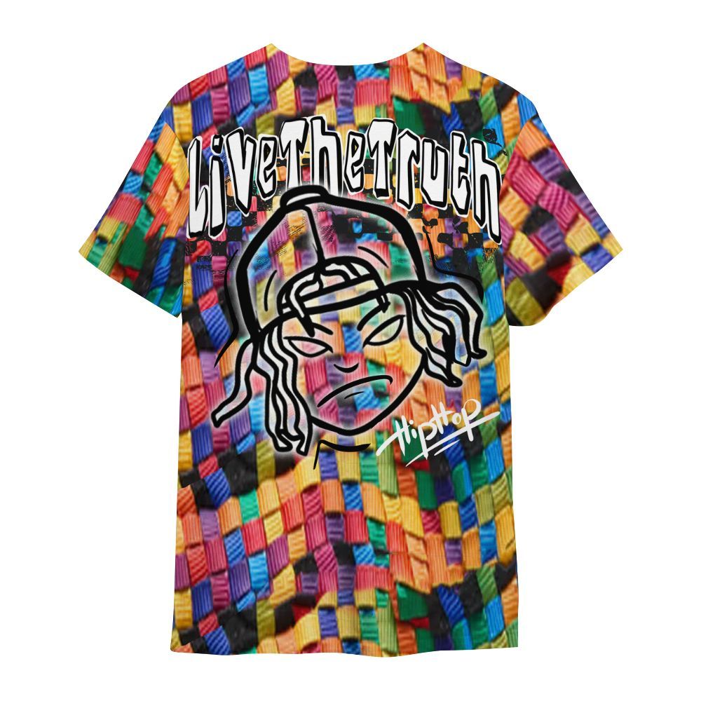 Shirt To Match Air Rainbow Weave - Feel Life Street Style All Over Print