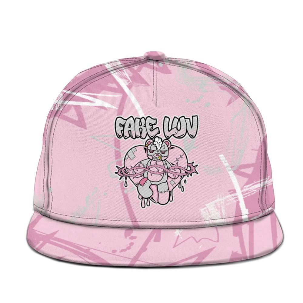 Snapback To Match Orchid 4s - False Romance Hugz Messyz Graphic