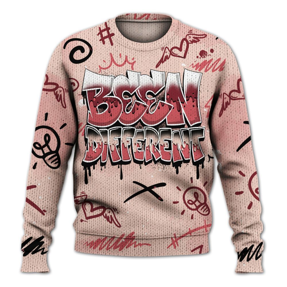 Sweater To Match Washed Coral 2s Shirt, Drip Been Di2ferent Graphic
