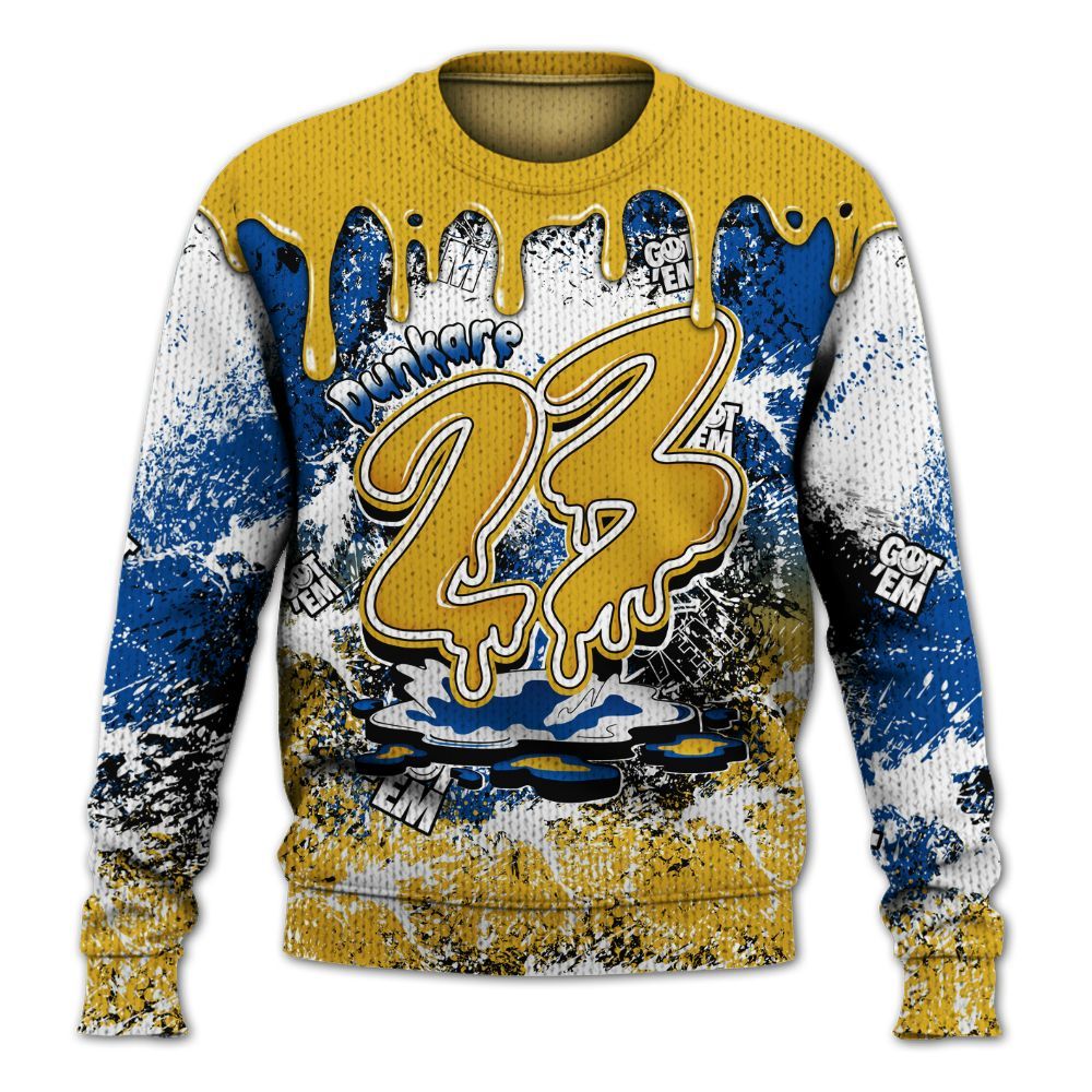 Knitted Sweater To Match High Laney 1s - Dripping 23 Drip