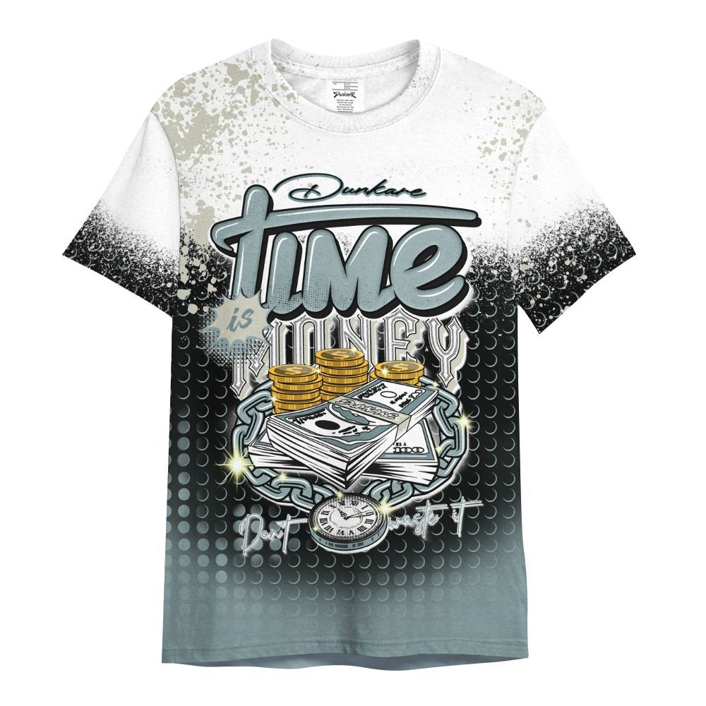 Shirt To Match AMM Low 17s - Halftone Time Is Money All Over Print