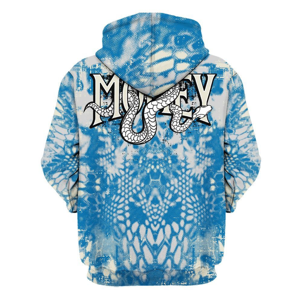 Hoodie To Match Rare Air 3s - Snake Move In Silence All Over Print