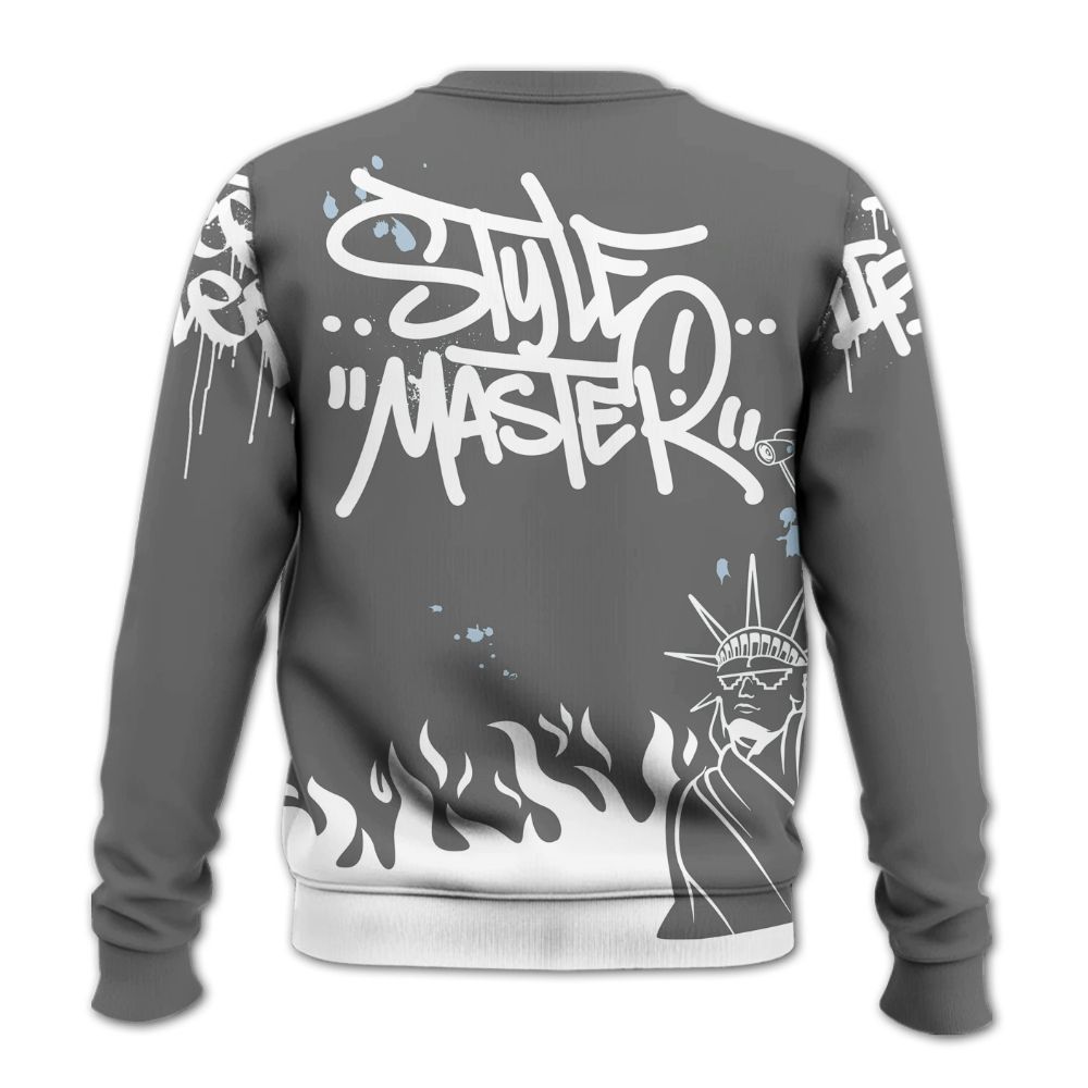Sweatshirt To Match Cool Grey 6s - Graphic Fck Around Find Out All Over Print