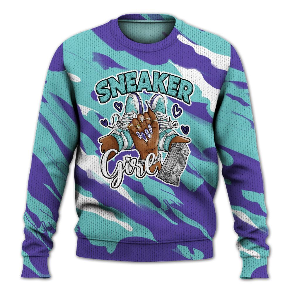 Knitted Sweater To Match Low Hornets 1s - Sneakerz Girlz Colored
