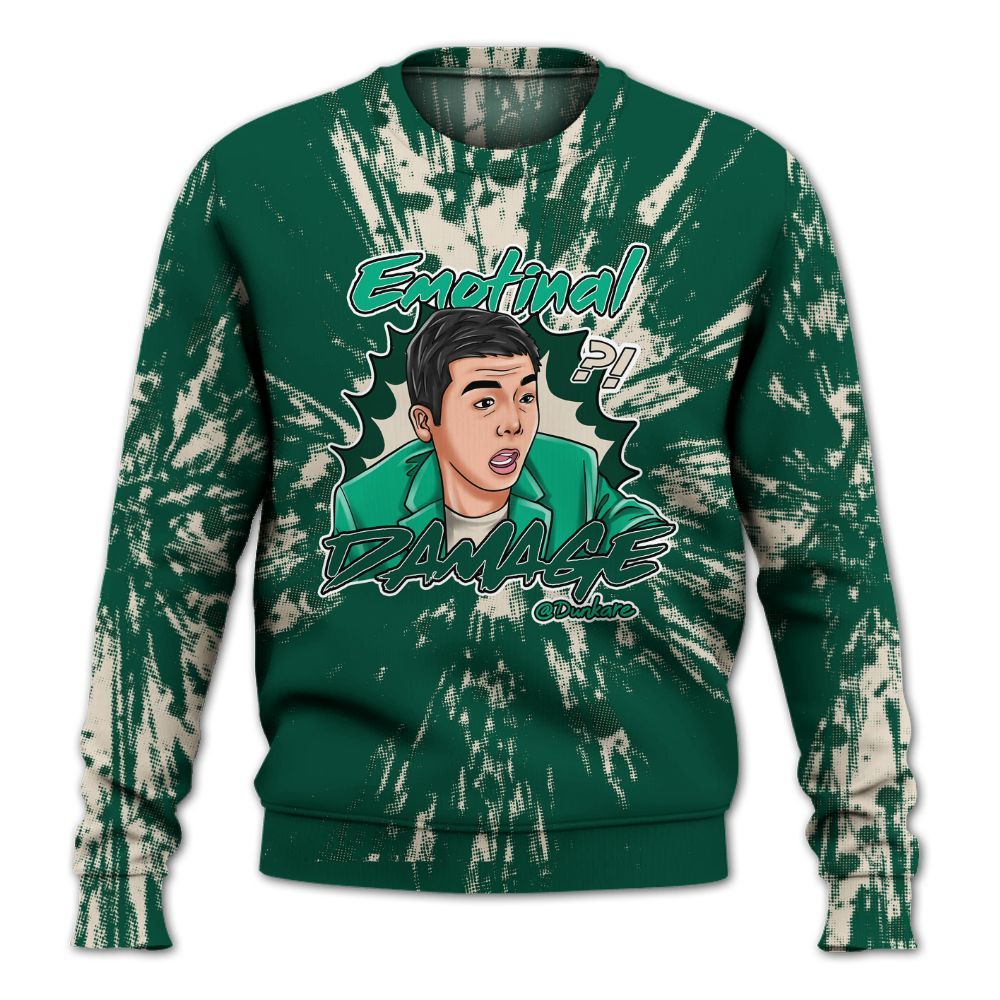 Sweatshirt To Match Oxidized Green 4s - Damaged Meme Shirt Unisex Outfit All Over Print