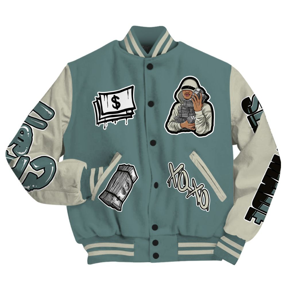 Varsity Jacket To Match AMM Low 17s - Selfmade Unique All Over Print