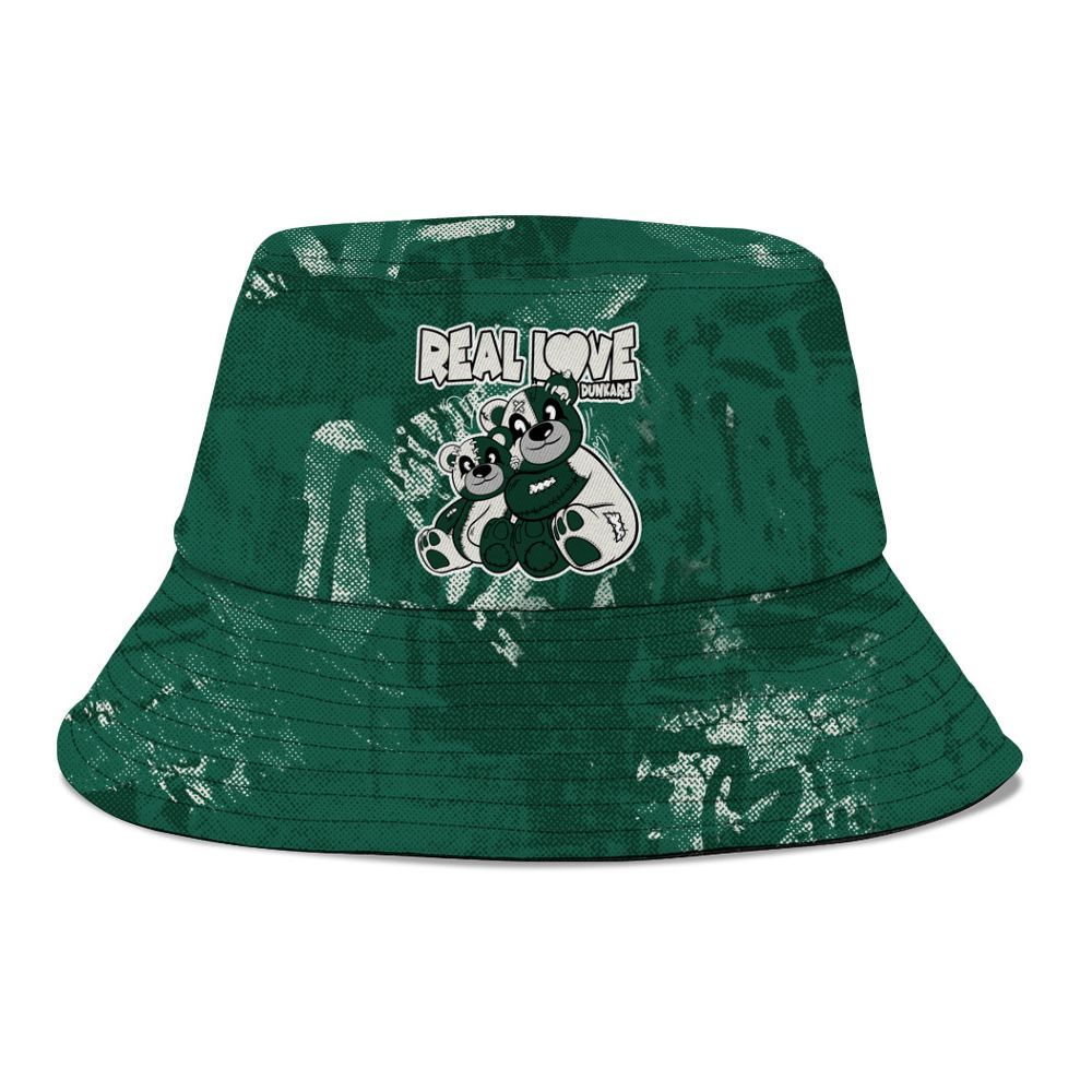 Bucket Hat To Match Oxidized Green 4s - Sincere Fondness Bear Graphic