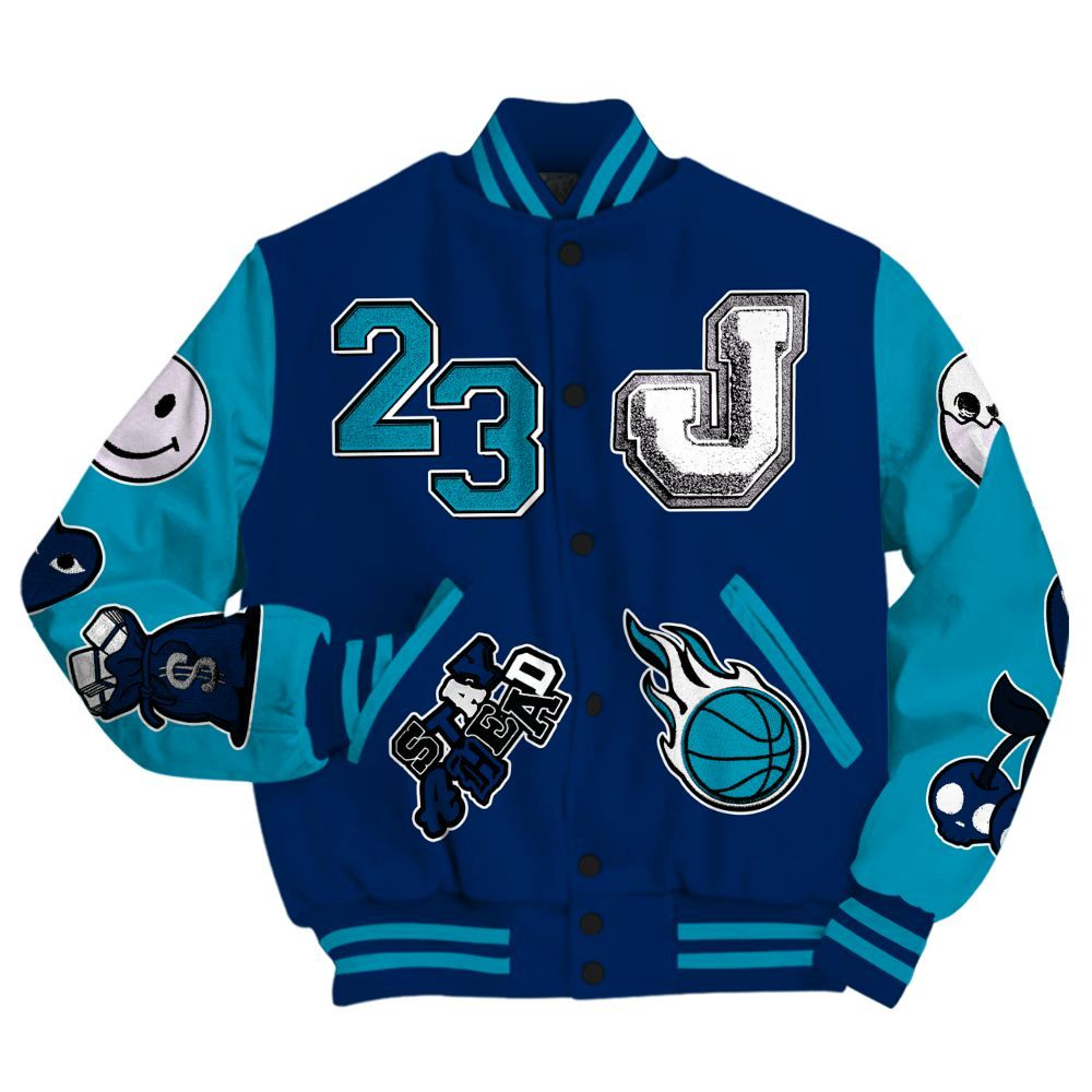 Varsity Jacket To Match Kobe 5 X-Ray - Hustles Money Number 23 All Over Print