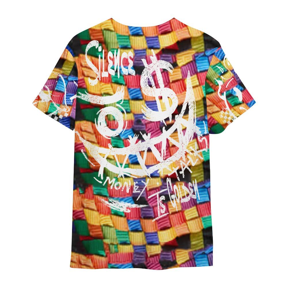 Shirt To Match Air Rainbow Weave - Mouth Burning Street Style All Over Print