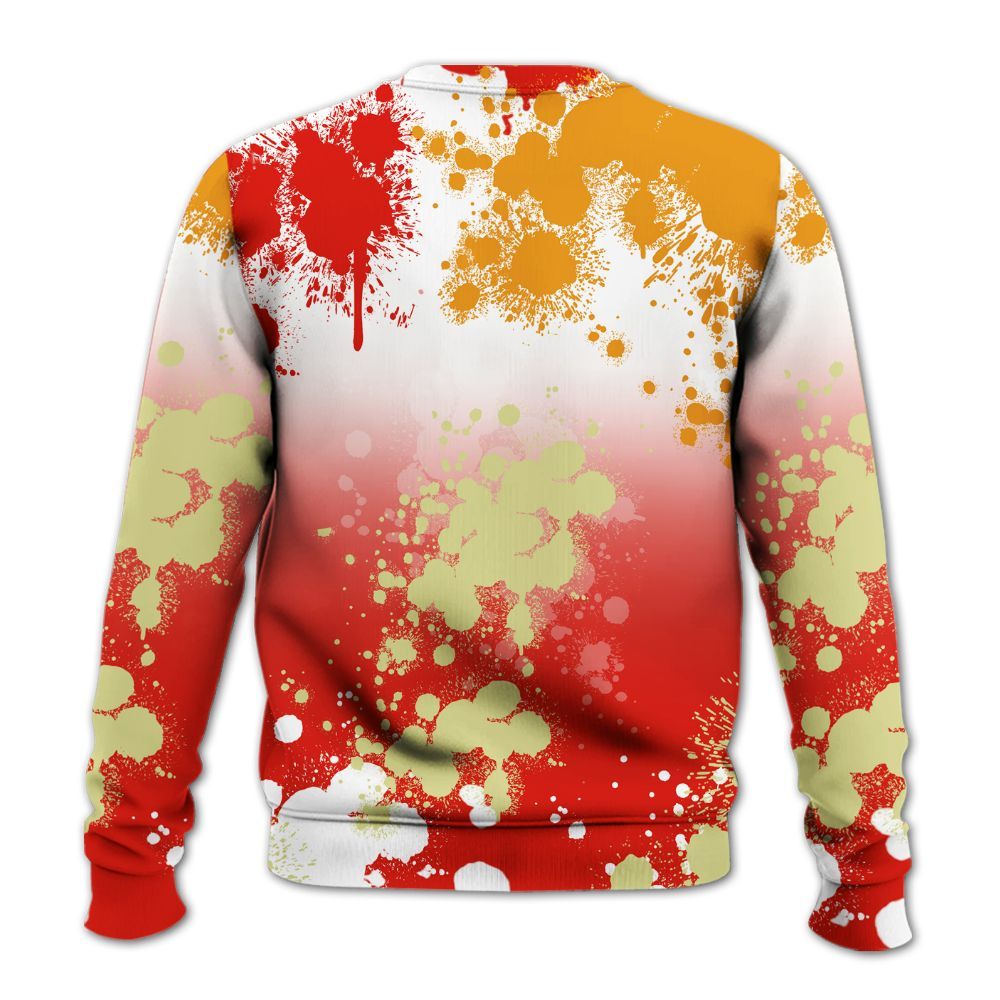Sweatshirt To Match Retro Sunset 2026 5s - Trust No One Scary All Over Print
