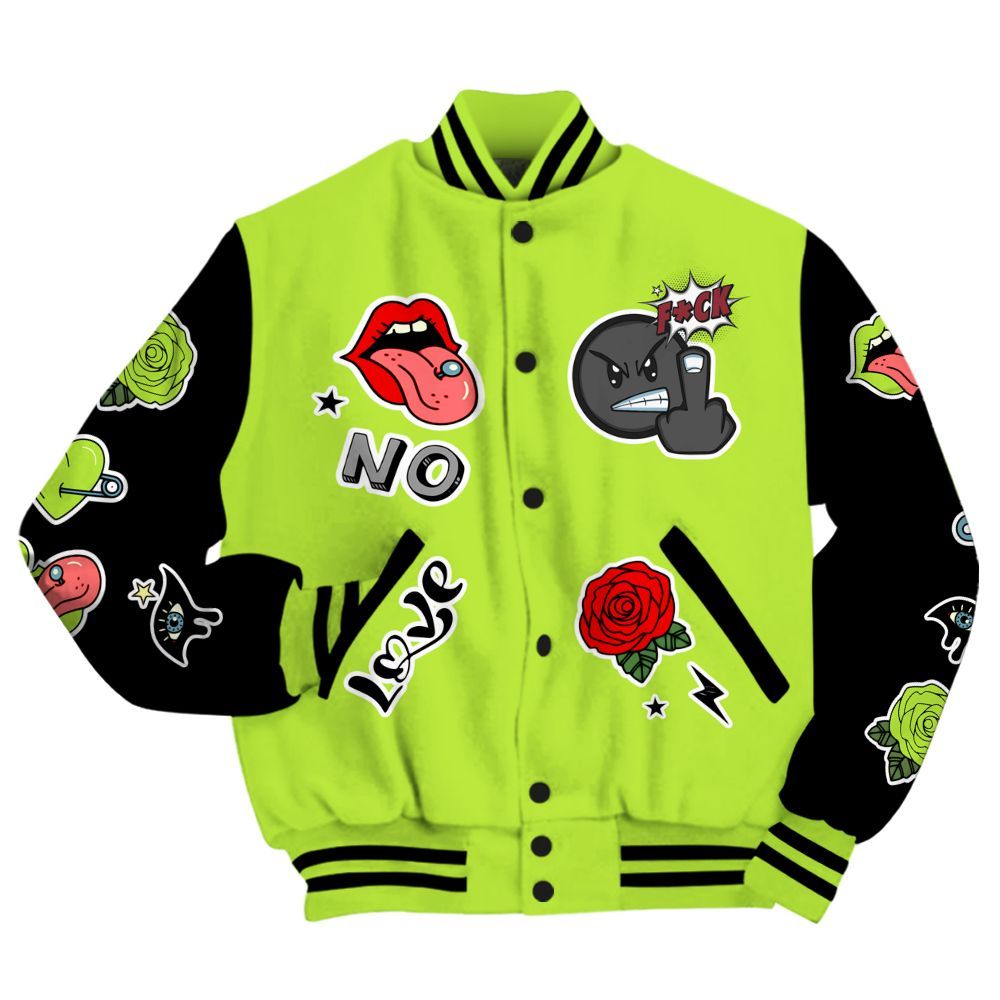 Varsity Jacket To Match Air Force 1 Low Dance Volt - FK Around Find Out All Over Print
