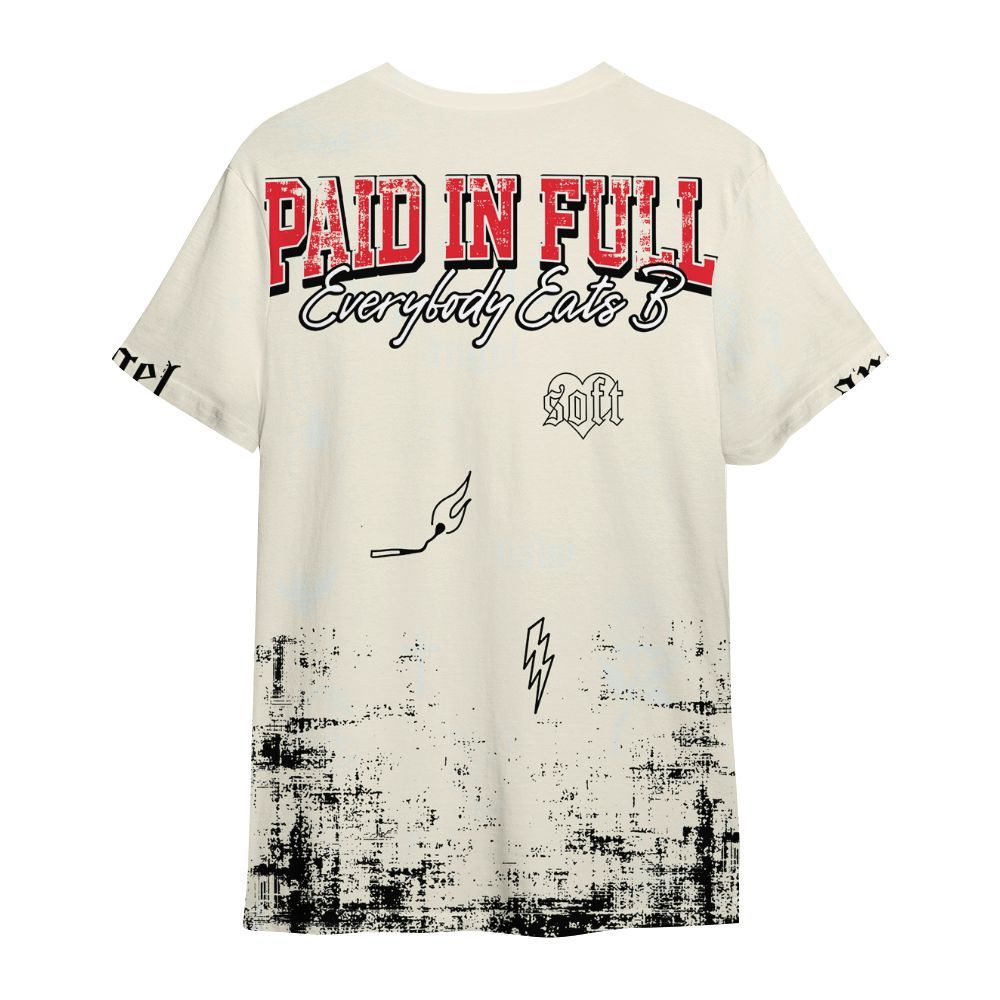 Shirt To Match Low OG Sail 1s - Paid In Full Money All Over Print