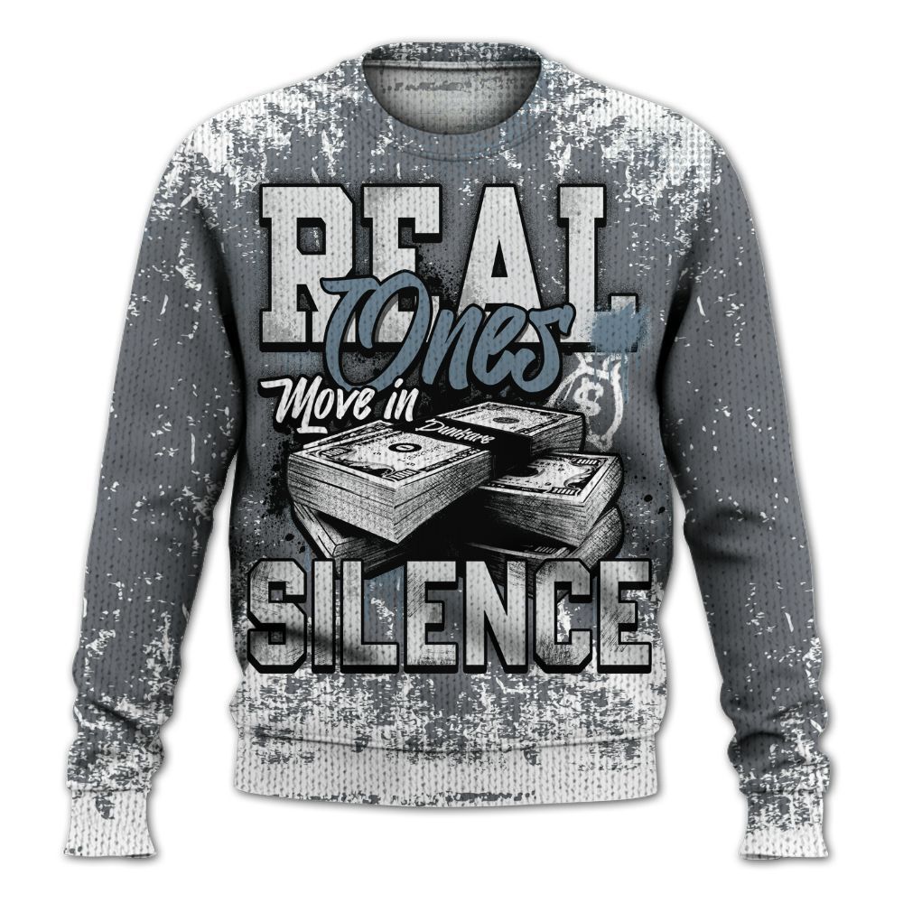 Knitted Sweater To Match Air Max DN Silver Bullet - Move In Silence Money Street Retro
