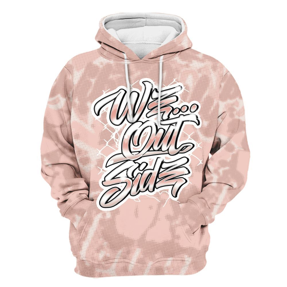 Hoodie To Match Low Legend Pink 11s - We OutSider Graphic Street All Over Print