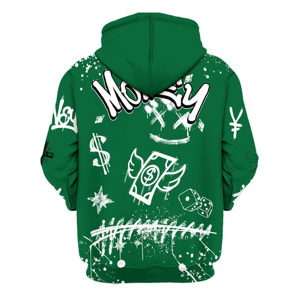 Hoodie To Match Bucks 12s - Everybody Paid In Full Crayon All Over Print