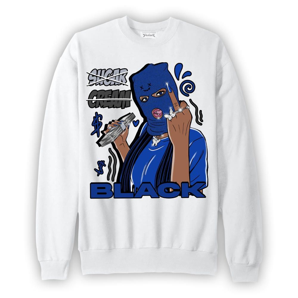 Sweatshirt To match Air Foamposite One Royal Sweatshirt - Black Sugarcream Unique Graphic