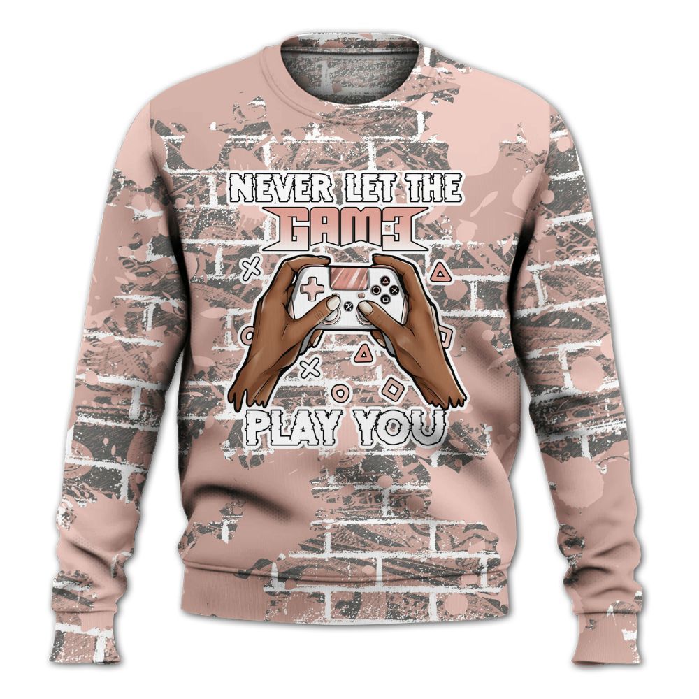 Sweatshirt To Match Low Legend Pink 11s - PlayGame Human Brick All Over Print