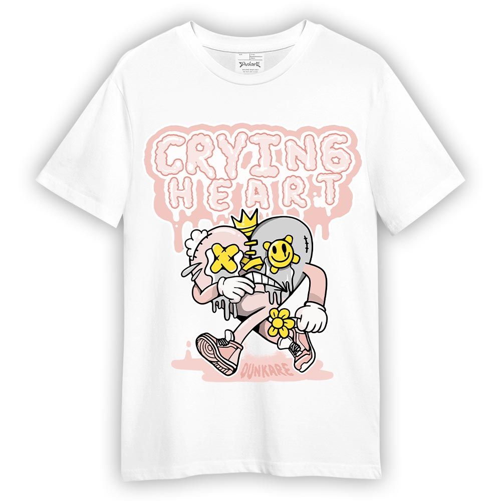 Shirt To Match Legend Pink 11s T-shirt - Crying Broken Heart Graphic T-shirt Unisex