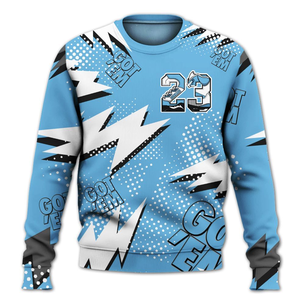 Sweatshirt To Match Melo 12s - Custom Name Number 23 5s All Over Print