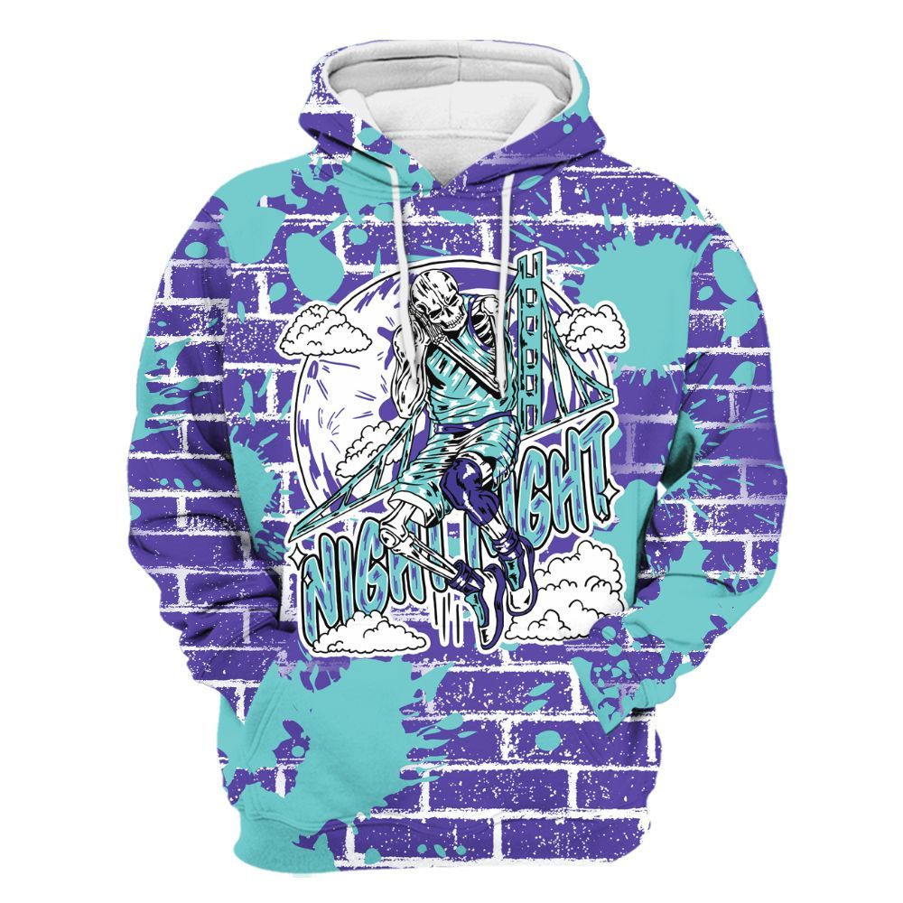 Hoodie To Match Low Hornets 1s - Seeya Skeleton Brick All Over Print