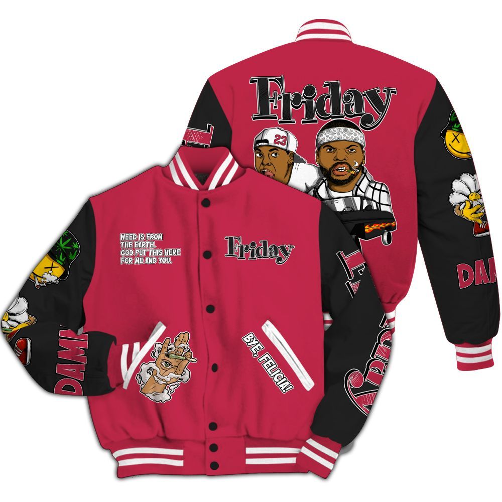 Varsity Jacket To Match Toro Bravo 4s - Friday Sneaker Stress Style All Over Print