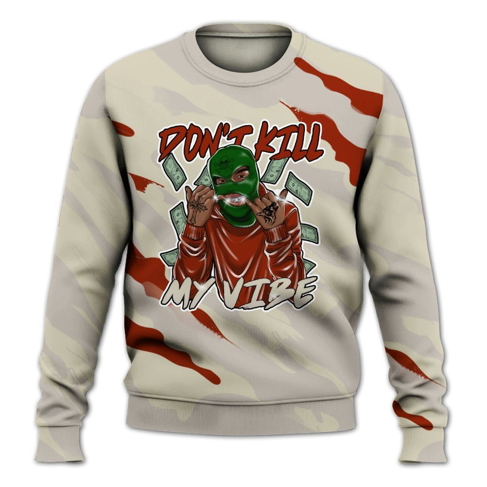 Sweatshirt To Match El Grito 5s - Vibe.Unique Colored All Over Print