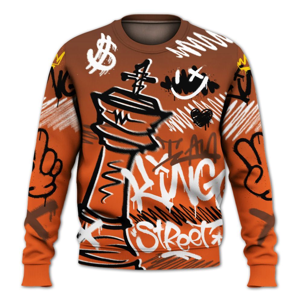 Sweatshirt To Match High OG Starfish 1s - Street King Chess Streetwear All Over Print