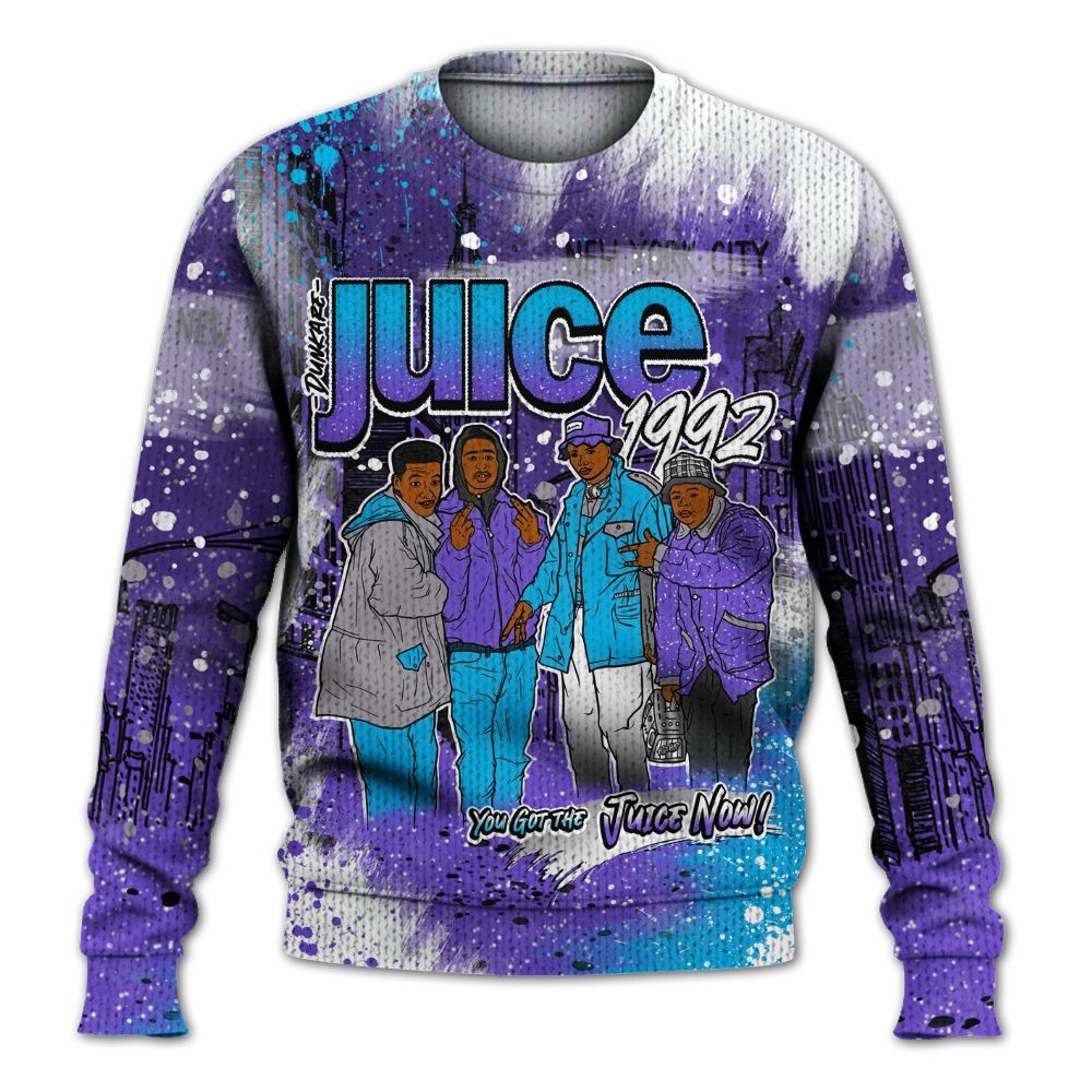 Sweater To Match Retro Aqua 8s - You Got The Juice Graphic