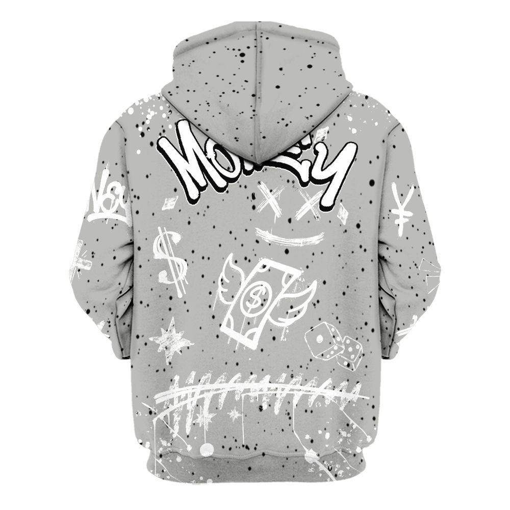 Hoodie To Match Retro White Oreo 4s - Everybody Paid In Full Crayon All Over Print