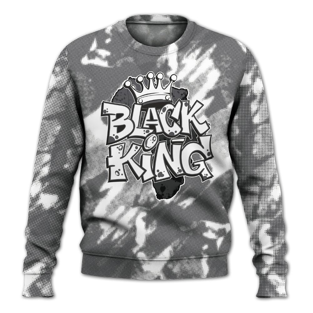Sweatshirt To Match White Thunder 4s - B-King White All Over Print