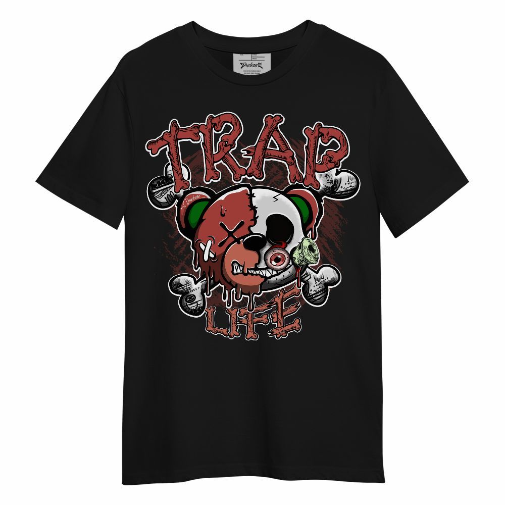 Shirt To Match Dune Red 13s - Trap Bear Skull Unisex Shirt