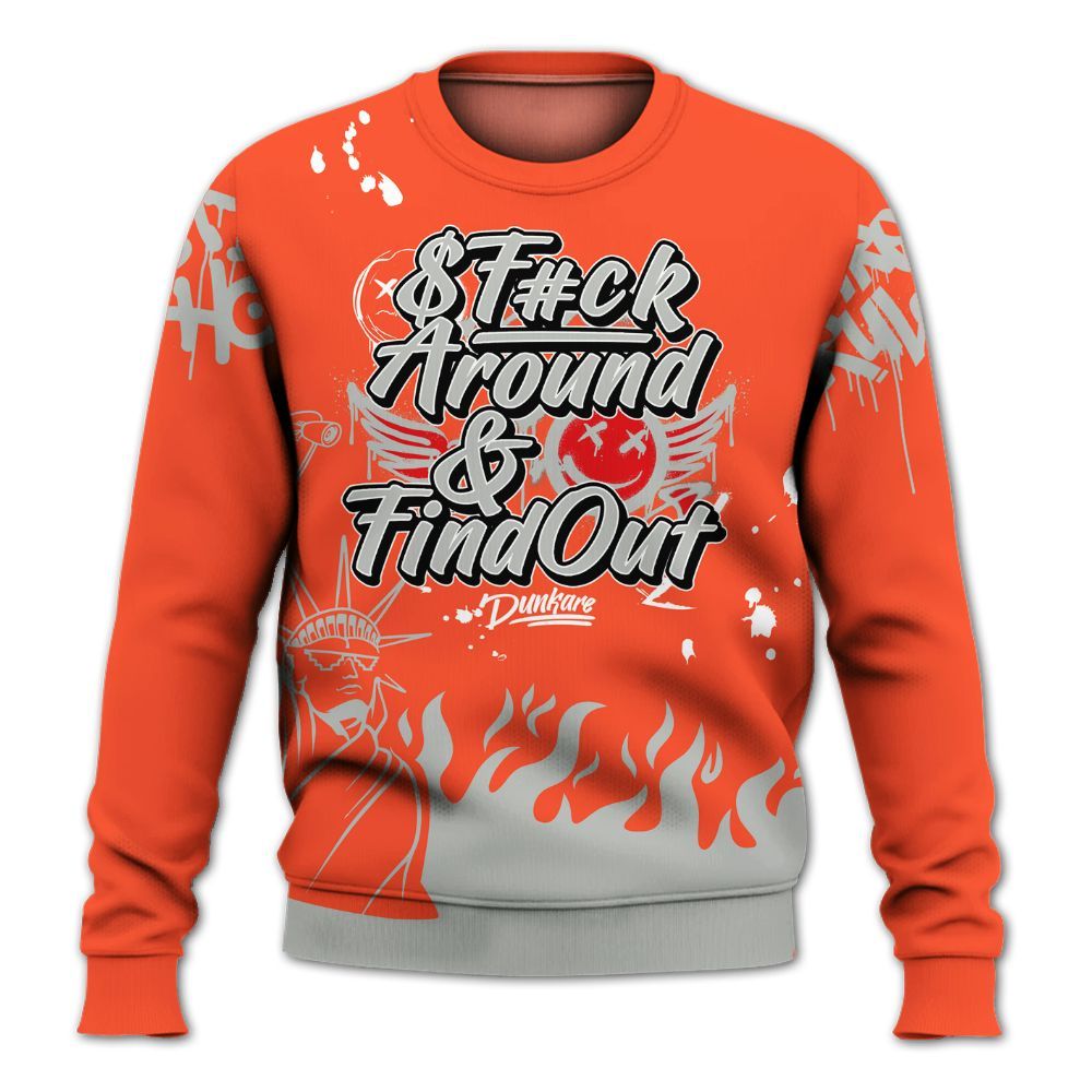 Sweatshirt To Match Air Max 1 86 Cosmic Clay - Graphic Fck Around Find Out All Over Print
