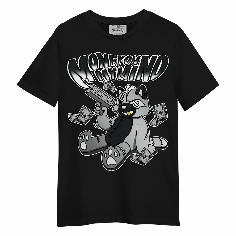 Shirt To Match Metallic Silver 14s - Money On My Mind Raccoon Unisex Shirt
