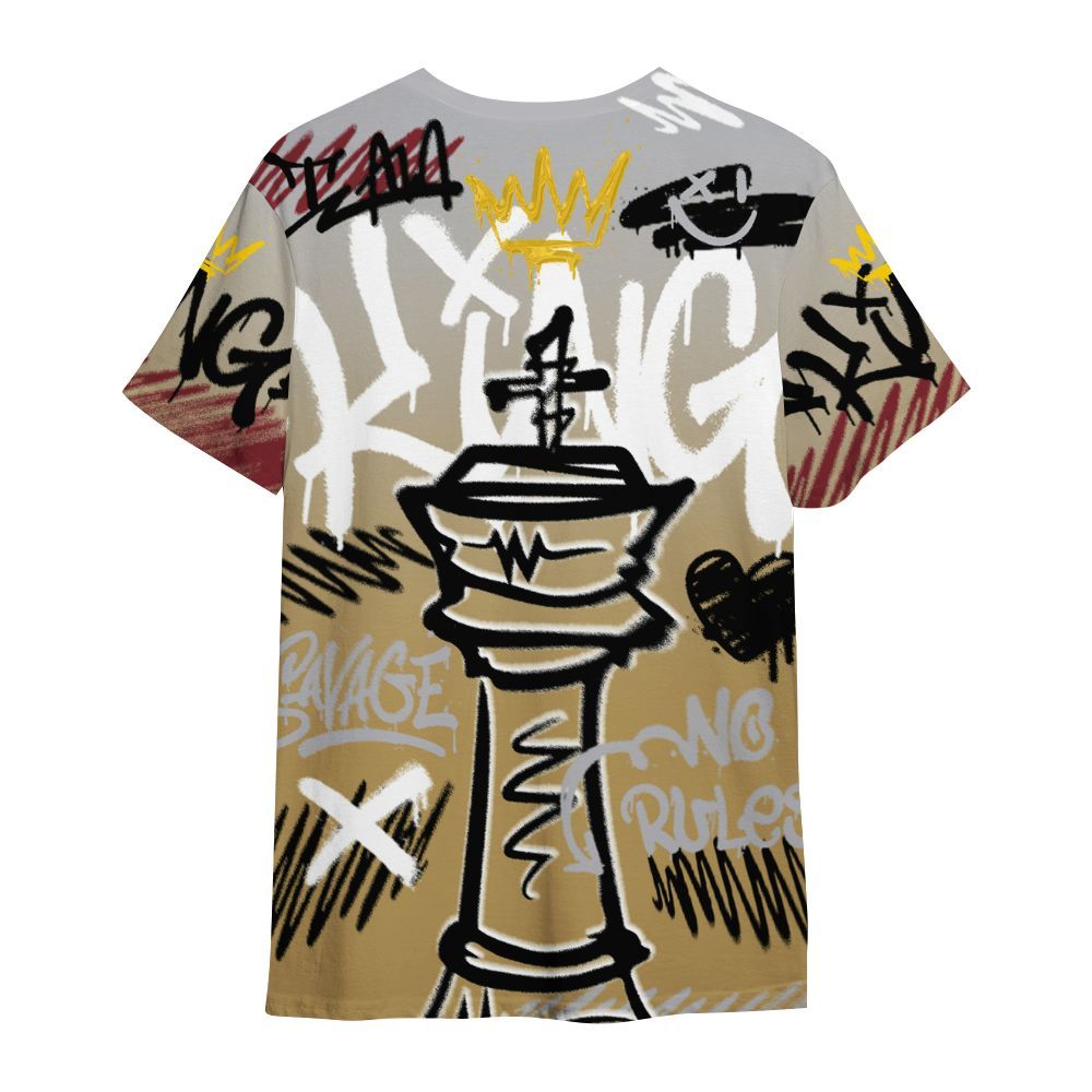 Shirt To Match Kobe 4 Gold Medal - Street King Chess Streetwear All Over Print
