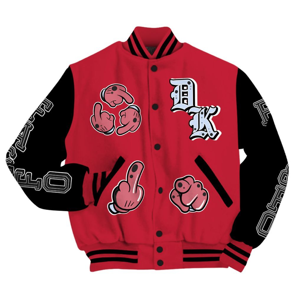 Varsity Jacket To Match Toro Bravo 6s - F Around Find Out Graphic All Over Print