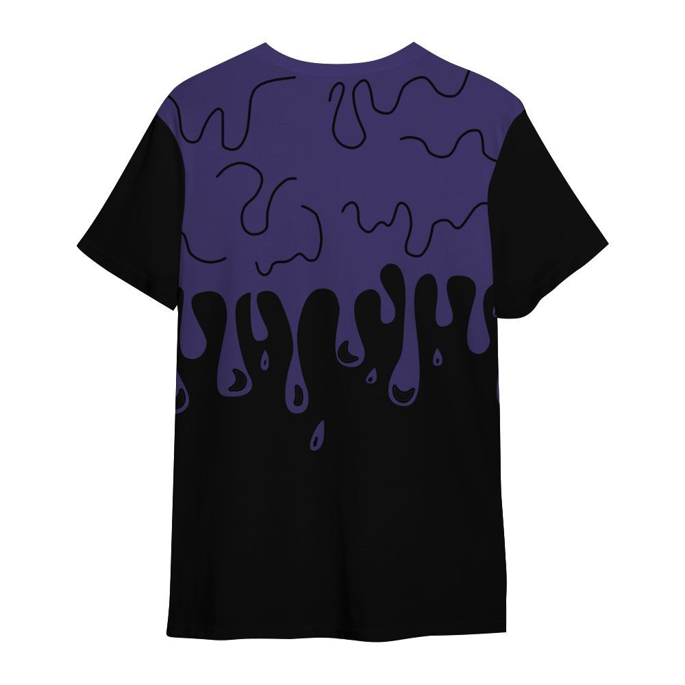 Shirt To Match Retro Court Purple 13s - Snake Trust No One Drip All Over Print