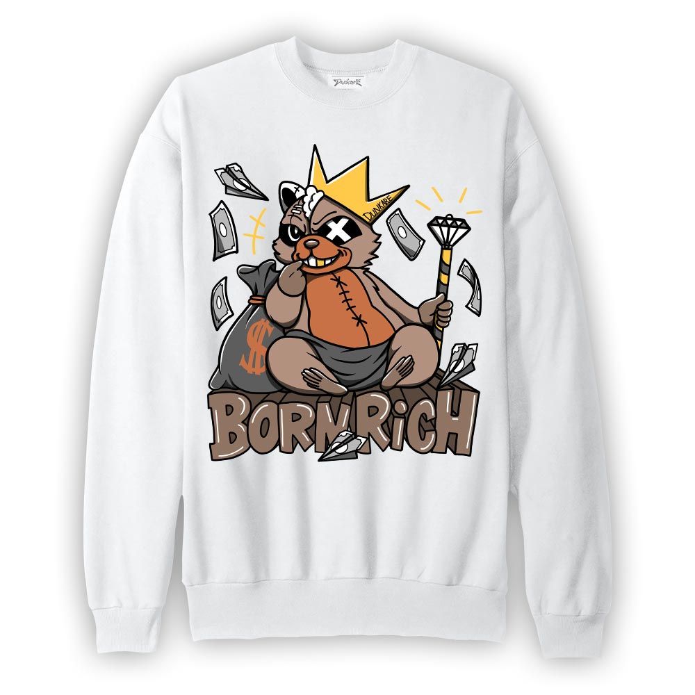 Sweatshirt To match Sweatshirt Born Rich Raccoon, OG Latte 1s Sweatshirt To Match Sneaker 2404 DNY