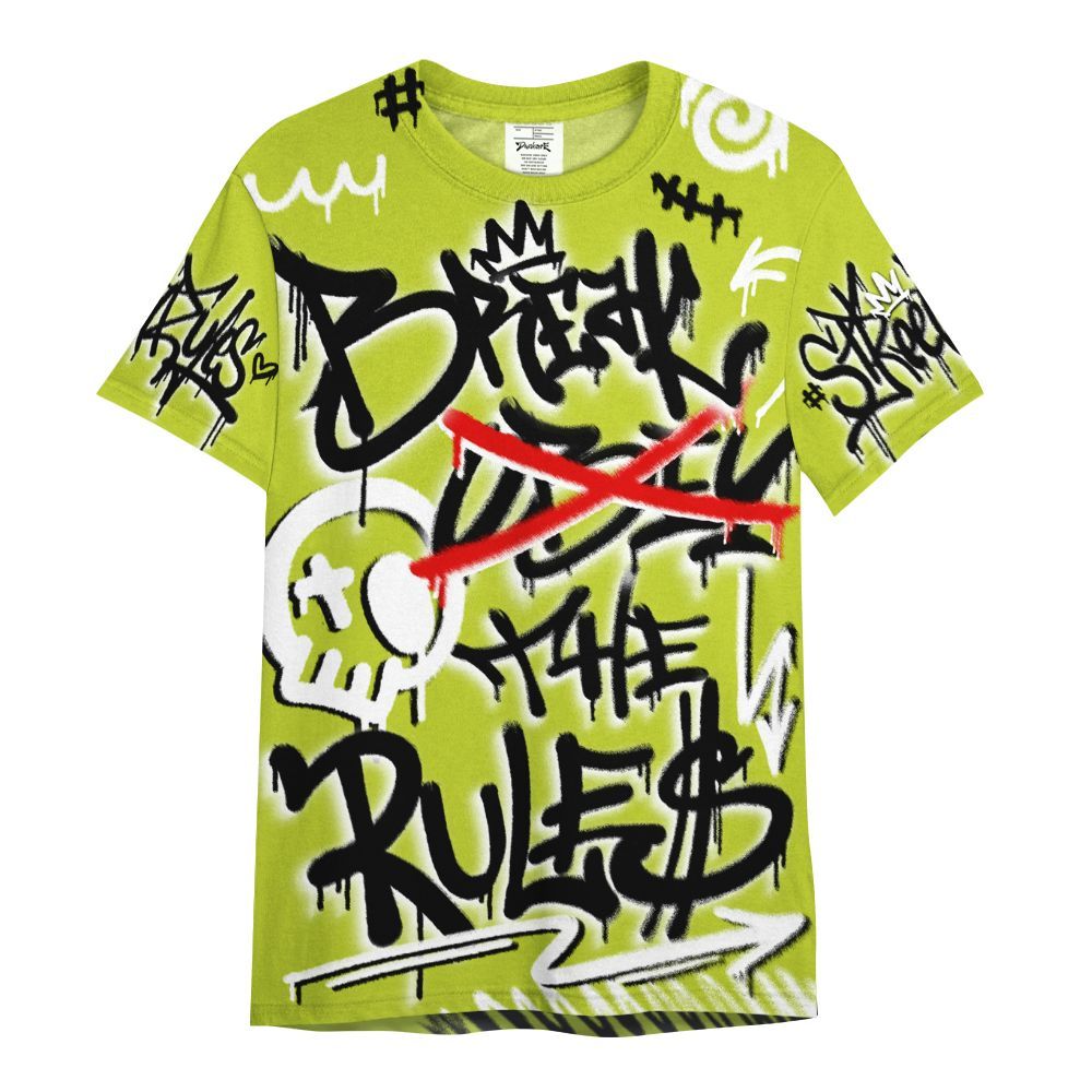 Shirt To Match Bright Cactus 13s - Break Rules Streetwear All Over Print