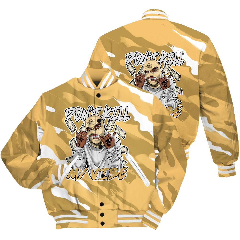 Varsity Jacket To Match Pearl 6s Shirt - Vibe.Unique Colored All Over Print