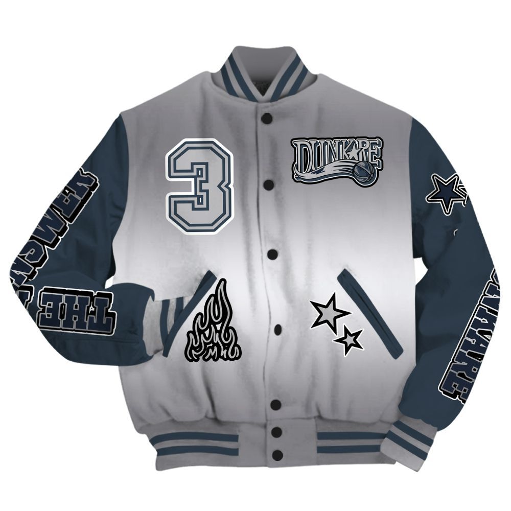 Varsity Jacket To Match Air Max 1 Jacquemus Blue - Allen Answer Skeleton All Over Print